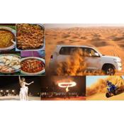7 Hours Night Desert Safari Tour 4x4 Dune Bash Camel Ride Buffet Dinner, & Optional Night Camp Stay, P&D