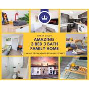 Ashford High Street - 3 Bed - 3 Bath - Fast WiFi