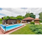 Beautiful home in Banska Selnica with 3 Bedrooms, Sauna and Heated swimming pool