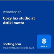 Cozy lux studio at Attiki metro