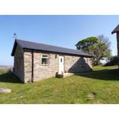 Detached barn with valley views near Cardigan