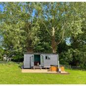 Old King William Shepherd Huts and Private Hot Tubs in North Norfolk