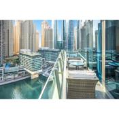 Panoramic Breathtaking Views 1BR #Dubai Marina Steps From JBR - Silverene Towers