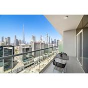 Silkhaus Burj Khalifa view cozy studio with bedroom