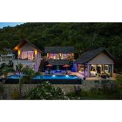 Villa Tiga : 4BR Cliffside Seaview Oasis