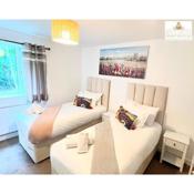 2 Bed Apartment in Stevenage SG1 Hertfordshire By White Orchid Property Relocation Sleeps 5 Guests Leisure & Business
