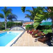2 bedrooms house with sea view shared pool and jacuzzi at San Cristobal de La Laguna 3 km away from the beach