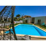3 bedrooms house with shared pool enclosed garden and wifi at Atalaia 3 km away from the beach