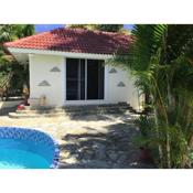 3 bedrooms villa with sea view private pool and furnished garden at Sosua 1 km away from the beach