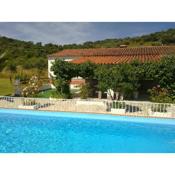 5 bedrooms villa with private pool enclosed garden and wifi at Aroche Huelva
