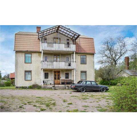 Amazing apartment in Mörlunda with WiFi and 4 Bedrooms