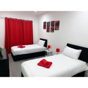 Attractive 2 bed apartments free Wi-Fi and parking