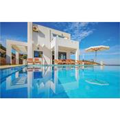 Awesome home in Lasithi, Crete with 6 Bedrooms, Outdoor swimming pool and Swimming pool
