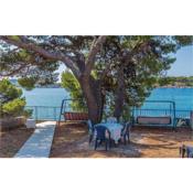 Awesome home in Sibenik-Brodarica w/ WiFi and 1 Bedrooms