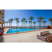 Beautiful apartment in La Manga with WiFi, 2 Bedrooms and Outdoor swimming pool