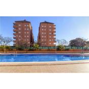 Beautiful apartment in Torre la Sal with Outdoor swimming pool, WiFi and 2 Bedrooms