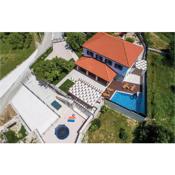 Beautiful home in Dubravka with 5 Bedrooms, WiFi and Private swimming pool
