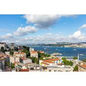 Central Apartment with Bosphorus View in Cihangir
