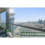 Contemporary 1BR with Burj Khalifa view