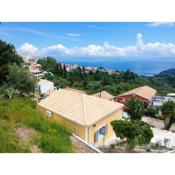 Corfu mountain house with panoramic sea view