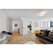 Design 3-Zimmer-Apartment mit Balkon & Parkplatz in Top-Lage nahe Mercedes-Benz, Messe mit Kinderbetten