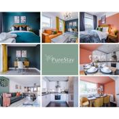 Designer House By PureStay Short Lets & Serviced Accommodation Manchester Near Stadium With Wi-Fi & Parking