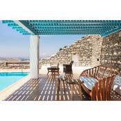 Excellent Mykonos Villa Villa Elpida 3 Bedrooms Stunning Sea Views Psarrou