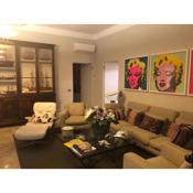 Exclusive art apartment with large patio