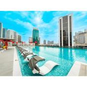 FAM Living - Modern Apartments in MAG 318 with a Stunning Pool, 5 mins to Burj Khalifa