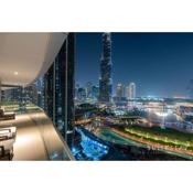 Fountain and Burj Khalifa Facing Exclusive Suite