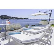 Frontline Talamanca Villa Terrace by the Sea Villa Vista Talamanca Rare Stunning Location Ibiza