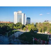 Great View of Taksim Square, Luxury Furnished on Main Street of Taksim, Partial Sea View