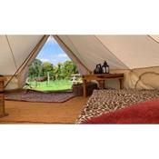 Home Farm Radnage Glamping Bell Tent 5, with Log Burner and Fire Pit