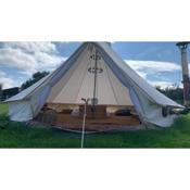 Home Farm Radnage Glamping Bell Tent 6, with Log Burner and Fire Pit
