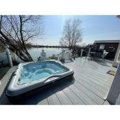 Indulgence lakeside lodge i1 with hot tub, private fishing peg situated at Tattershall Lakes Country Park