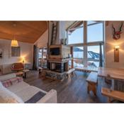 L'ourse et L'ange - Luxury chalet (8p). 3 bedrooms, 2 bathrooms and a loft. In the centre of Vallandry, with ski-in & out