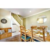 Large town house close to the beach with log burner