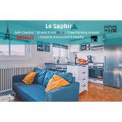 Le SAPHIR - Self Checking - 20min from Paris - 2 bathrooms - Free Parking around
