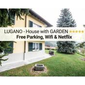 Lugano Casa con giardino in mezzo al verde