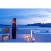 Luxury Santorini Villa Pure Bliss Villa Outdoor Plunge Pool Sea Caldera View 1 BDR Oia