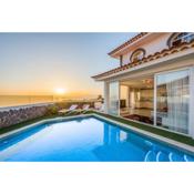 LUXURY WHITE VILLA with sea view, heated pool