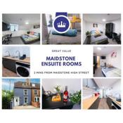 Maidstone High St - Deluxe Ensuite Rooms - Fast Wi-Fi