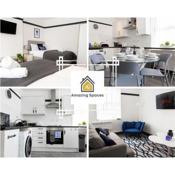 Modern 1Bed Flat Terrace With WiFi by Amazing Spaces Relocations Ltd