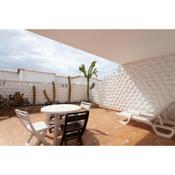Near the beach with huge terrace, parking and wifi