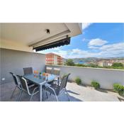 Nice apartment in Okrug Gornji with Outdoor swimming pool, WiFi and 1 Bedrooms