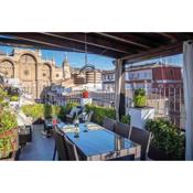One bedroom appartement with city view furnished terrace and wifi at Granada