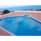 One bedroom appartement with sea view shared pool and furnished terrace at Tacoronte 4 km away from the beach