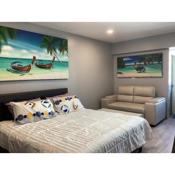 Patong Vacation Rentals- 56 SQM Family Apartment - Located in the Heart of Patong -sleeps up to 5 people, Kitchen, Two Private Bathroom, 65