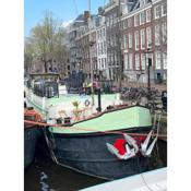 Skinny Bridge Houseboat Amstel View Amsterdam