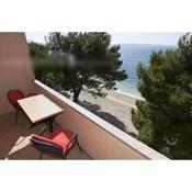 Studio apartment in Tucepi with sea view, balcony, air conditioning, WiFi 3674-4